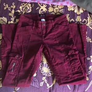 Burgundy Army Pants
